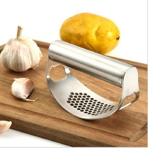 Stainless Steel Garlic Press - Buy 3 Get 1 Free