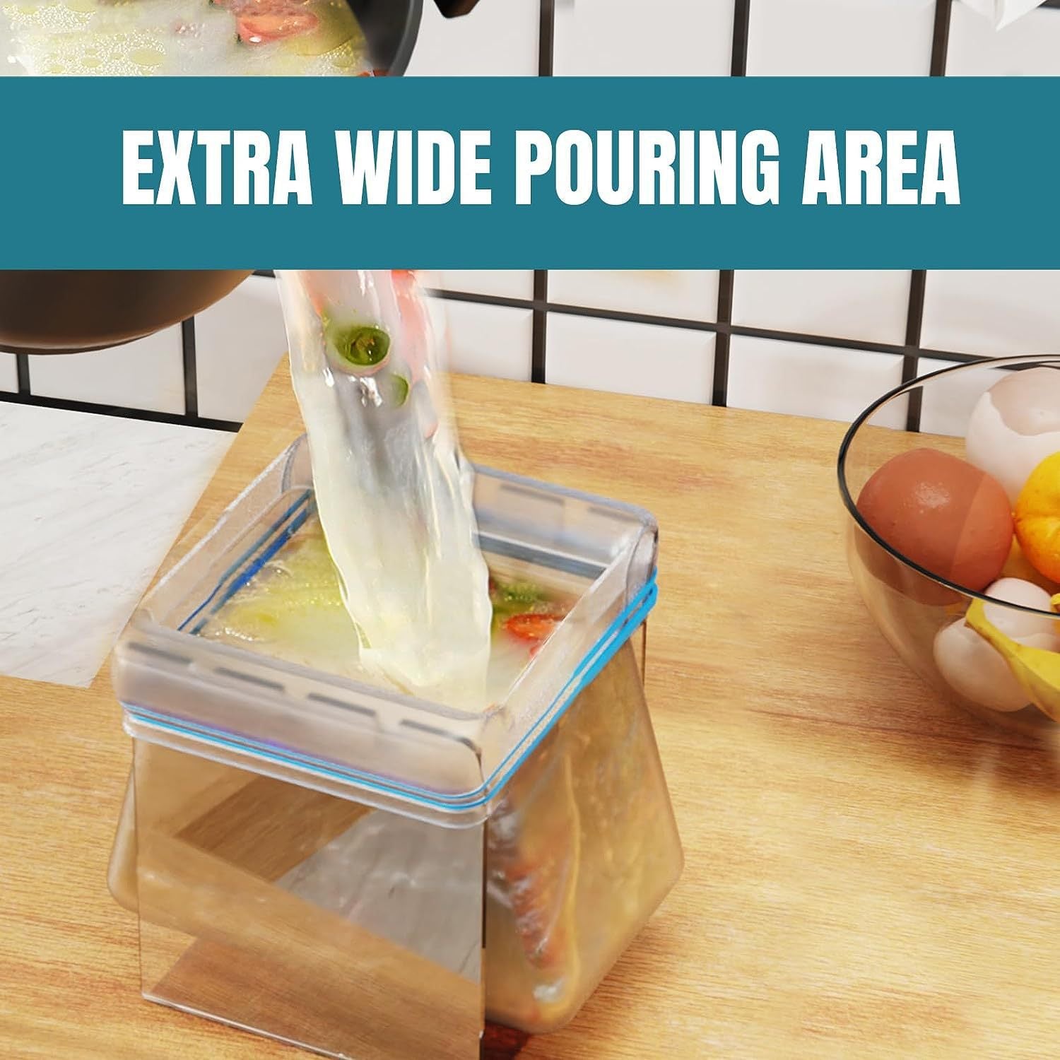 Food Storage Bag Stand