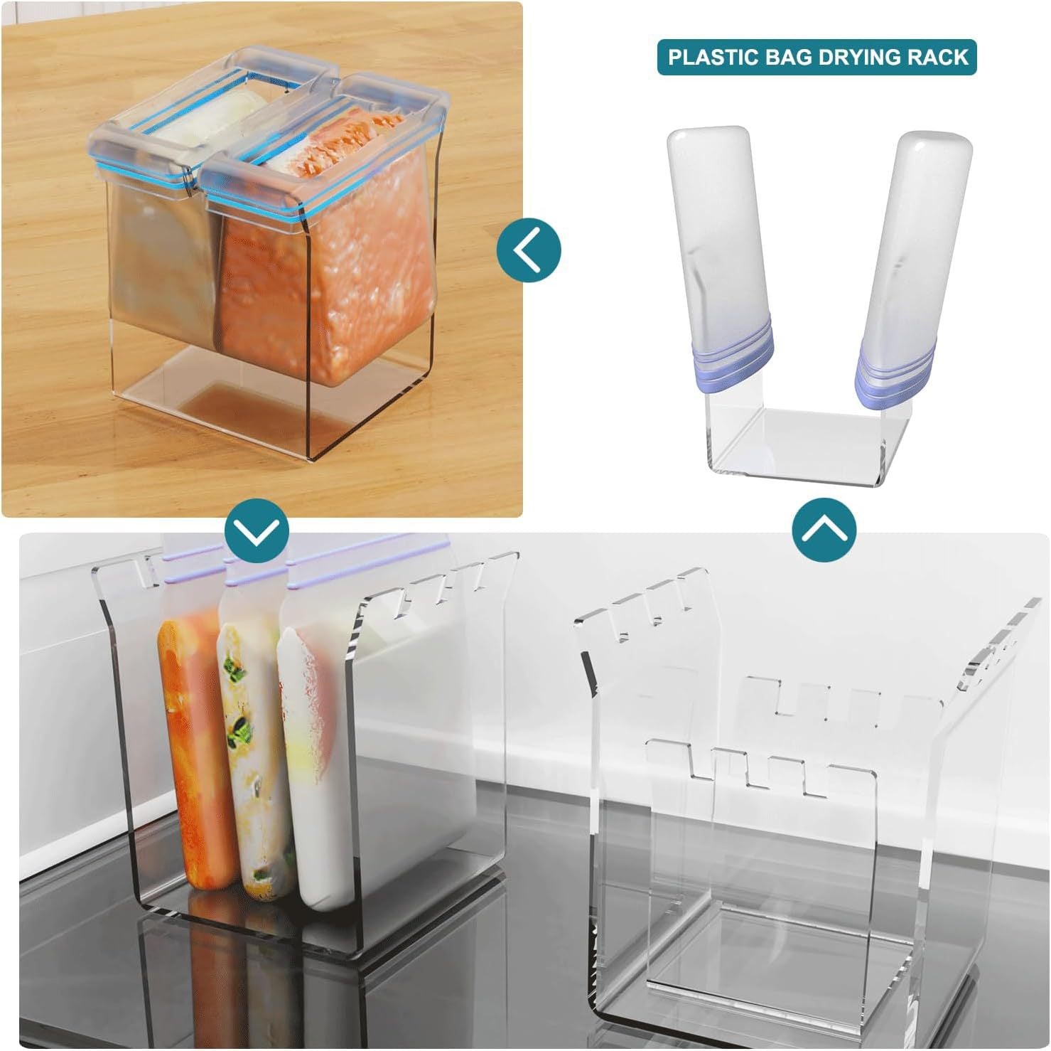 Food Storage Bag Stand