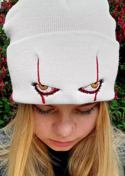 Halloween Horror Clown Eyes Cap