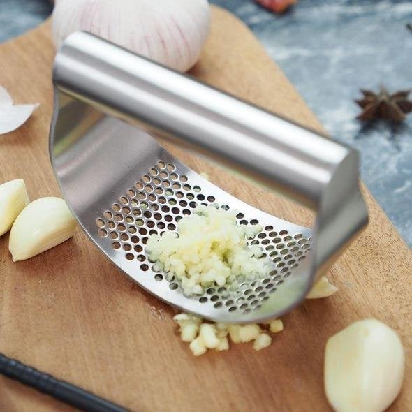 Stainless Steel Garlic Press - Buy 3 Get 1 Free