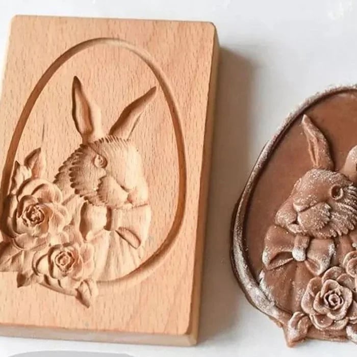 🔥HOT SALE-49% OFF⏰💖WOOD PATTERNED COOKIE CUTTER - EMBOSSING MOLD FOR COOKIES