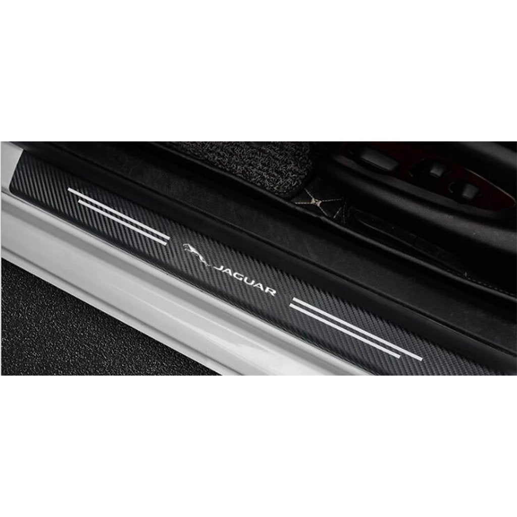 ( 9PCS )Carbon Car Door Sills Stickers