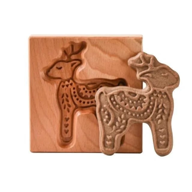 🔥HOT SALE-49% OFF⏰💖WOOD PATTERNED COOKIE CUTTER - EMBOSSING MOLD FOR COOKIES