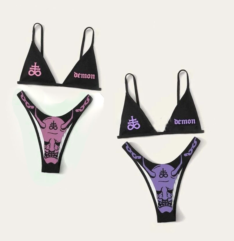 Print Sports Bikini Set