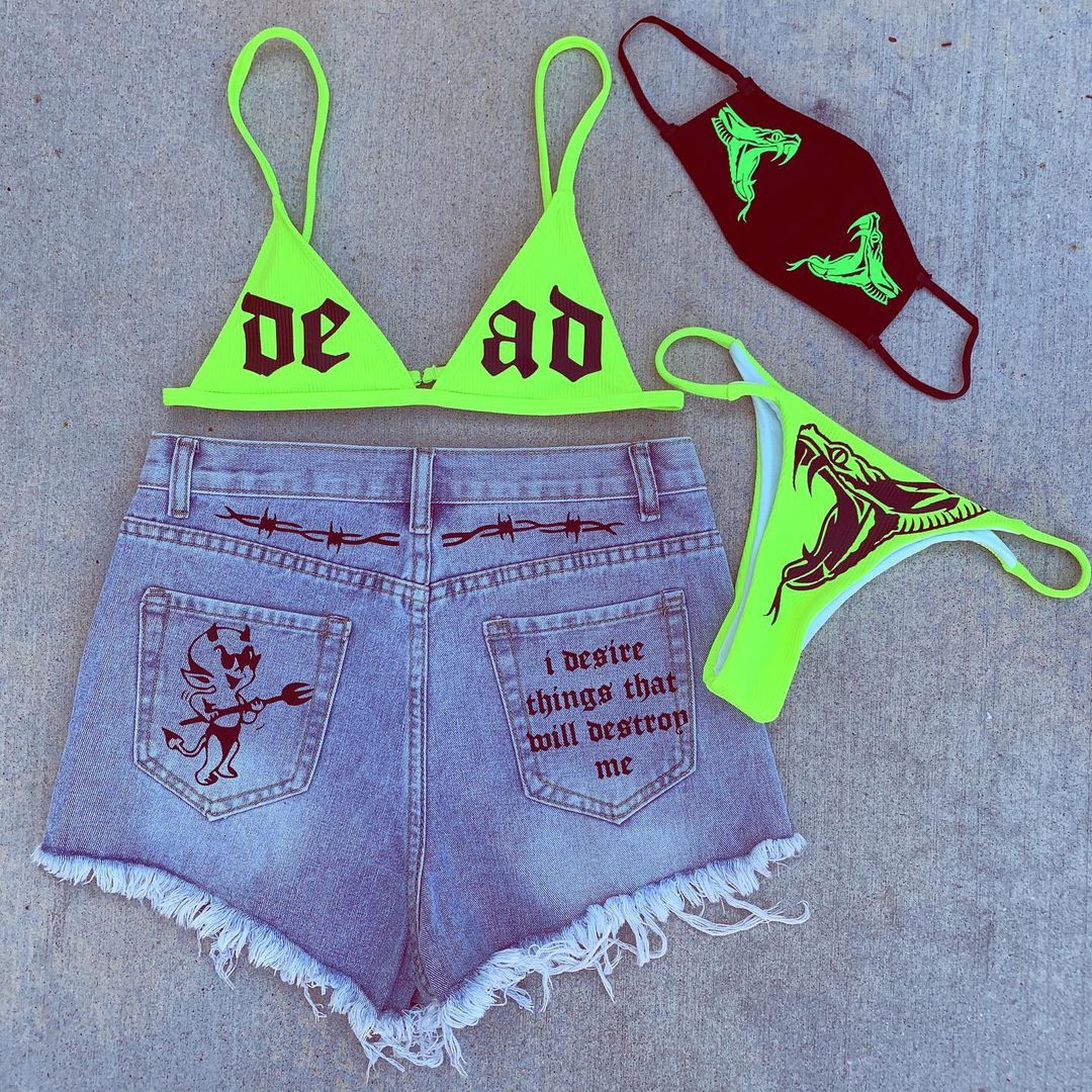 Print Sports Bikini Set