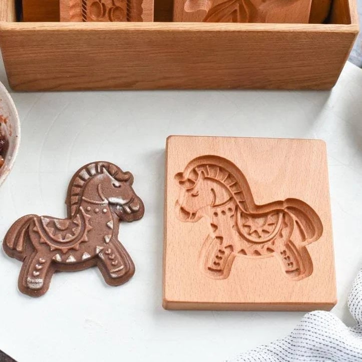 🔥HOT SALE-49% OFF⏰💖WOOD PATTERNED COOKIE CUTTER - EMBOSSING MOLD FOR COOKIES