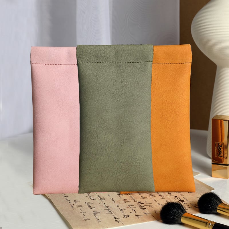 🔥LAST DAY 49% OFF🔥Snap Closure Leather Organizer Pouch